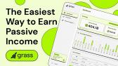 What is Grass' Turn your unused bandwidth into passive income - YouTube