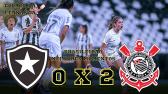 VITORIA DAS BRABAS! Botafogo x Corinthians - Melhores Momentos - Brasileiro Feminino - YouTube