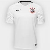 Camisa Corinthians I 2016 s/n Torcedor Nike Masculina - Branco e Preto