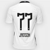 Camisa Nike Corinthians I 2016 n 77 - Jadson - Branco e Preto