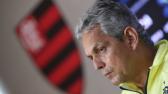 Flamengo pro�be jornalista de fazer perguntas a Rueda em coletiva