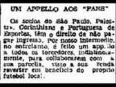 O Jogo das Barricas (O dia em que Palmeiras e Corinthians salvaram o SPFC da falncia) - YouTube