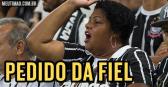 Torcida do Corinthians faz campanha pelo fim de grito nas arquibancadas da Arena