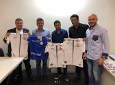 Em busca de parceria, dirigentes azulinos visitam presidente do Corinthians | confiana |...