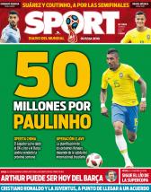 Jornal catalo d como certa sada de Paulinho do Bara rumo  China | futebol internacional |...