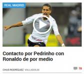 Jornal publica que Pedrinho, do Corinthians, est na mira do Real Madrid, com interesse de Ronaldo...