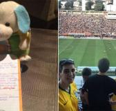Ator de Harry Potter assiste a jogo entre Corinthians e So Paulo - Estrelando