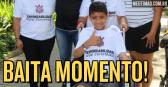Corinthians realiza sonho de jovem pernambucano e garoto entrar em campo com Cssio neste domingo