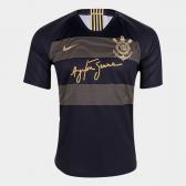Camisa Corinthians III 2018 s/n - Jogador Nike Masculino - Preto e Dourado - Compre Agora |...