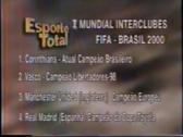 SORTEIO DO MUNDIAL DE CLUBES FIFA DE 2000 - YouTube