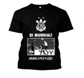 Camiseta Corinthians Bi Mundial Torcedor 100% Algod�o - R$ 69,90 em Mercado Livre