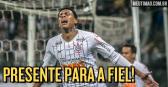 Com gol heroico de Gustavo, Corinthians vence o Atltico Mineiro em aniversrio na Arena