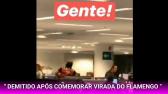 Reprter do Grupo Globo  demitido aps filmar editor festejando ttulo do Flamengo - YouTube