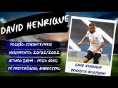 David Henrique Benedito Benjamim - Atacante/Meia - 2002 - YouTube