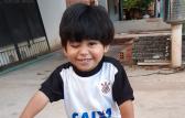 No AP, torcedor do Corinthians de 4 anos dribla problema na viso para acompanhar os jogos | ap | ge
