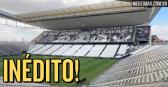 Gavies da Fiel prepara mosaico 360 na Neo Qumica Arena para semifinal do Paulista; veja fotos
