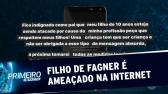 Filho do jogador Fagner, do Corinthians,  alvo de ameaas na internet | Primeiro Impacto...