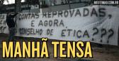 Torcida faz protesto com faixas no CT e no Pq. So Jorge contra diretoria do Corinthians; veja fotos
