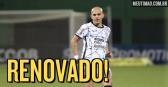 Corinthians renova contrato de Fbio Santos