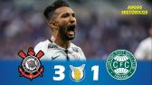 Corinthians 3x1 Coritiba - Melhores Momentos (HD) - Brasileirão 2017 - Jogos Históricos #66 -...