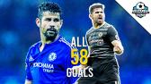 Diego Costa - All 58 Goals for Chelsea - YouTube