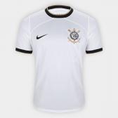 Camisa Corinthians I 22/23 s/n Torcedor Nike Masculina - Branco+Preto | Shop Timo
