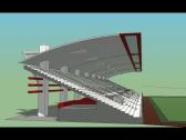 Google SketchUp - How to build a football Stadium - Part 1 - YouTube