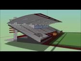 Google SketchUp - How to build a football Stadium - Part 2 - YouTube