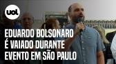 Eduardo Bolsonaro  vaiado durante evento no estdio do Corinthians em SP - YouTube