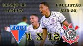 Ecus 1 x 12 Corinthians - Melhores Momentos - Paulisto Sub-20 2023 - YouTube