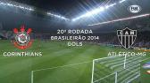 Gol - Corinthians 1 x 0 Atltico-MG - Brasileiro 2014 - 11/09/2014 - YouTube