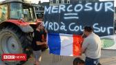 Na Fran�a, acordo entre UE e Mercosul enfrenta oposi��o e protestos de agricultores...