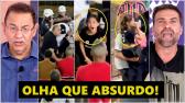 'ISSO  SURREAL!  COVARDIA! IMBECILIDADE!' Menina torcedora do Corinthians CHORA em CENA...