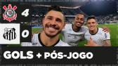 Corinthians 4 x 0 Santos | Gols + ps-jogo | Copa do Brasil 2022 - YouTube