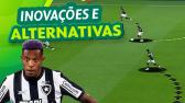 Botafogo usa fora dos volantes para dominar o Corinthians | globoesporte | ge