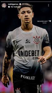 Garro publica mensagem a torcedores ap�s dia tumultuado no Corinthians: 'Tudo vai dar certo' |...
