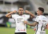 Entenda por que Gabriel, do Corinthians, comemorou gol com dedos nas orelhas | corinthians | ge