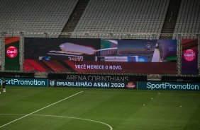Novo telo  inaugurado na Arena Corinthians