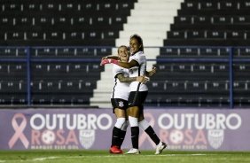Gabi Zanotti e Gabi Nunes na goleada por 11 a 0 sobre o Nacional, pelo Paulista Feminino