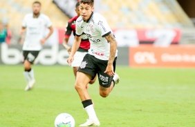 Garoto Gabriel Pereira durante partida contra o Flamengo, no Maracan