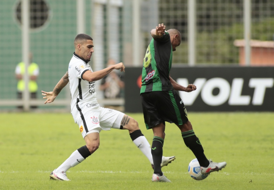 Gabriel durante a partida entre Corinthians e Amrica-MG, pelo Brasileiro