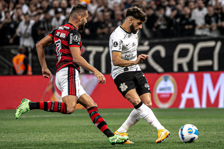Yuri Alberto durante derrota do Corinthians para o Flamengo