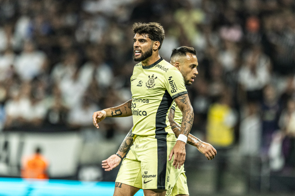 Yuri Alberto em ao pelo Corinthians contra o Botafogo